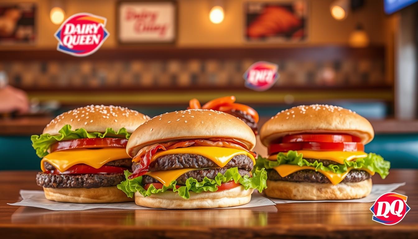 dairy queen burgers menu